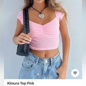 Princess Polly Kimura Top Pink